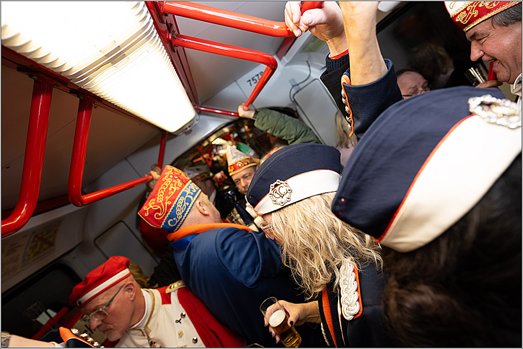 KG 1. Straßenbahnsitzung e.V. - Bahnfahrt; Köln, 01.02.2025