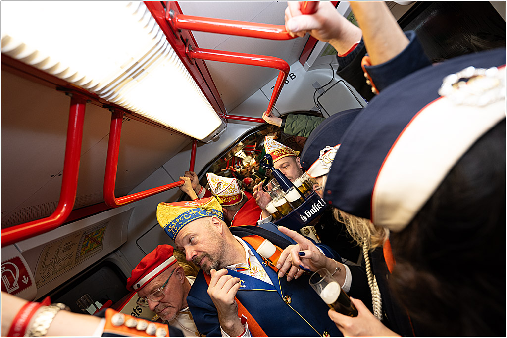 KG 1. Straßenbahnsitzung e.V. - Bahnfahrt; Köln, 01.02.2025