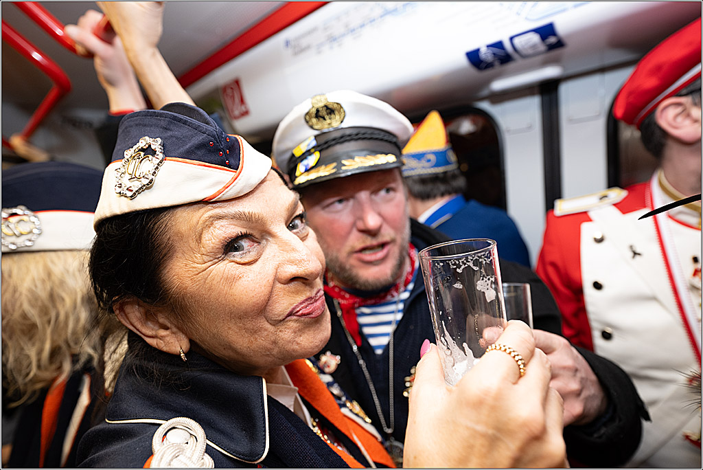KG 1. Straßenbahnsitzung e.V. - Bahnfahrt; Köln, 01.02.2025