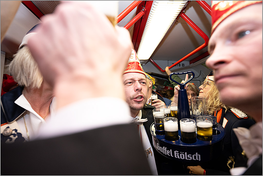 KG 1. Straßenbahnsitzung e.V. - Bahnfahrt; Köln, 01.02.2025