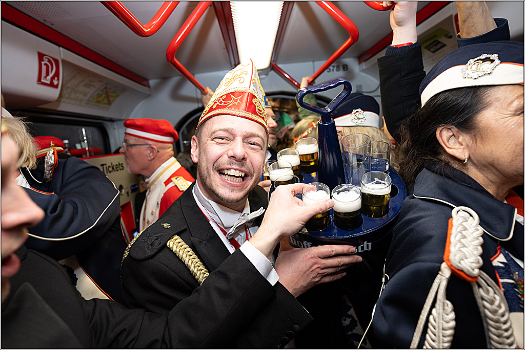 KG 1. Straßenbahnsitzung e.V. - Bahnfahrt; Köln, 01.02.2025