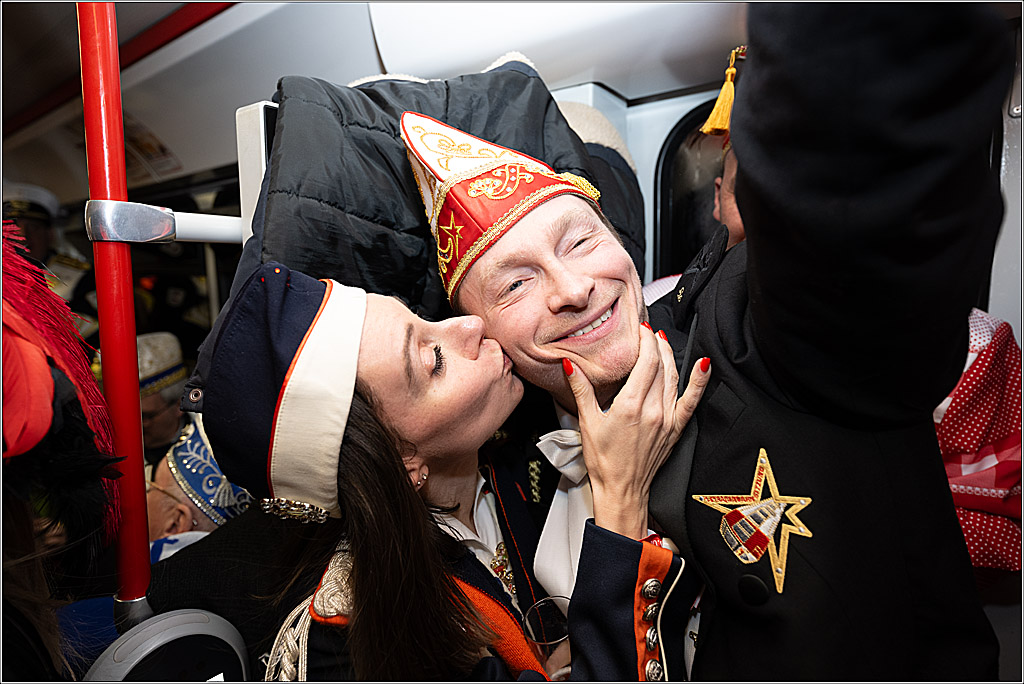 KG 1. Straßenbahnsitzung e.V. - Bahnfahrt; Köln, 01.02.2025