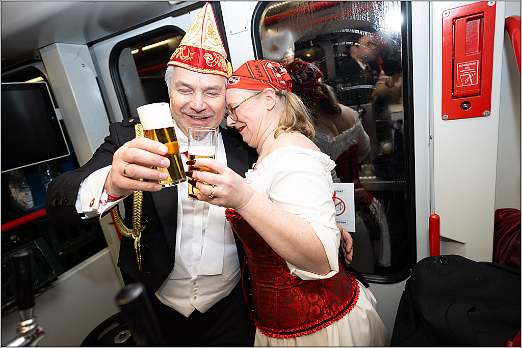 KG 1. Straßenbahnsitzung e.V. - Bahnfahrt; Köln, 01.02.2025