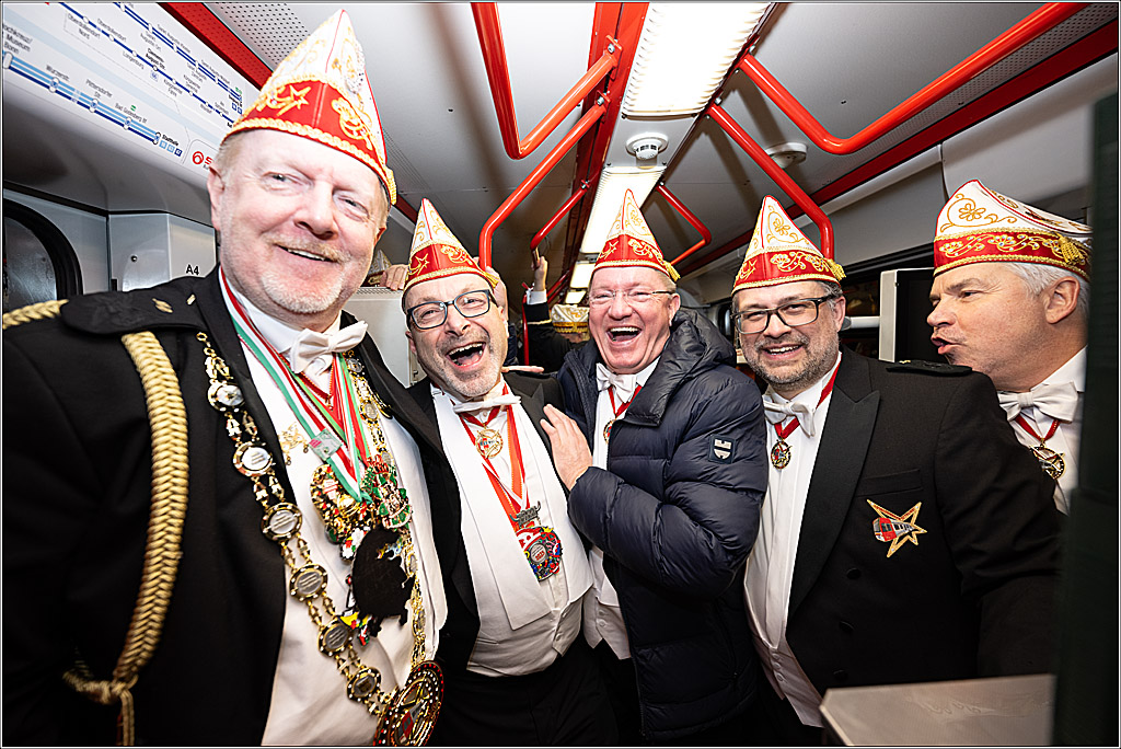 KG 1. Straßenbahnsitzung e.V. - Bahnfahrt; Köln, 01.02.2025