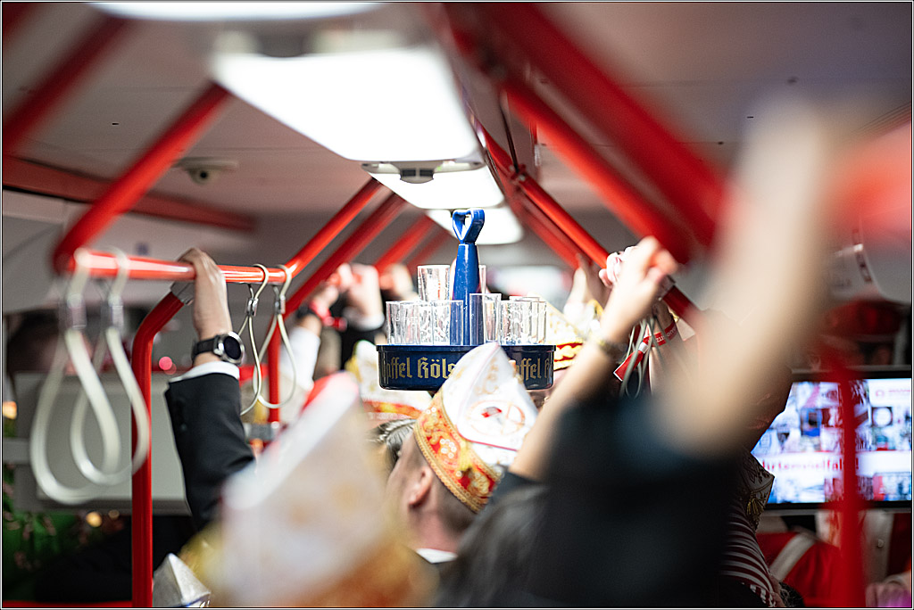 KG 1. Straßenbahnsitzung e.V. - Bahnfahrt; Köln, 01.02.2025