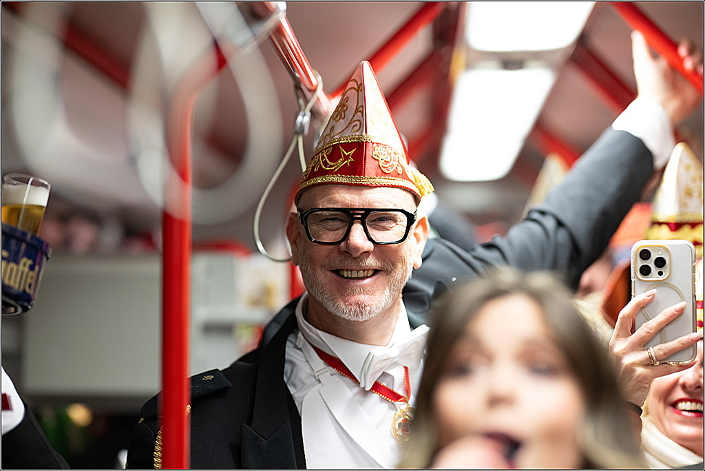 KG 1. Straßenbahnsitzung e.V. - Bahnfahrt; Köln, 01.02.2025