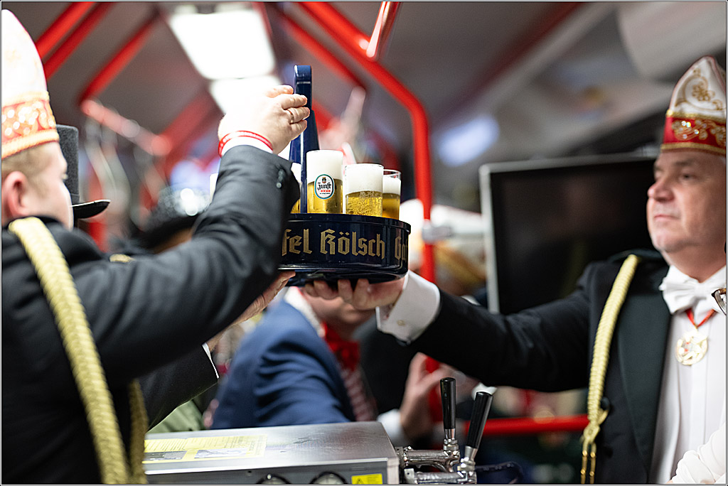 KG 1. Straßenbahnsitzung e.V. - Bahnfahrt; Köln, 01.02.2025