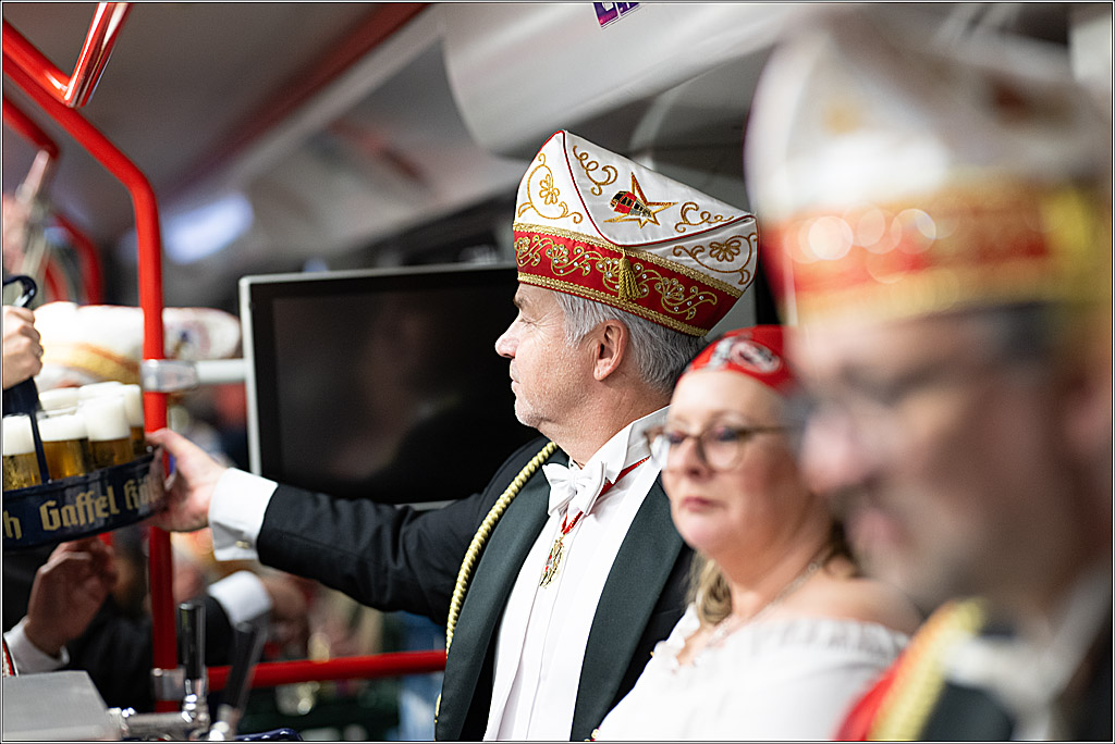 KG 1. Straßenbahnsitzung e.V. - Bahnfahrt; Köln, 01.02.2025