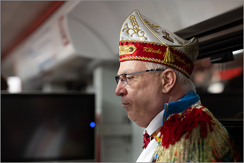 KG 1. Straßenbahnsitzung e.V. - Bahnfahrt; Köln, 01.02.2025