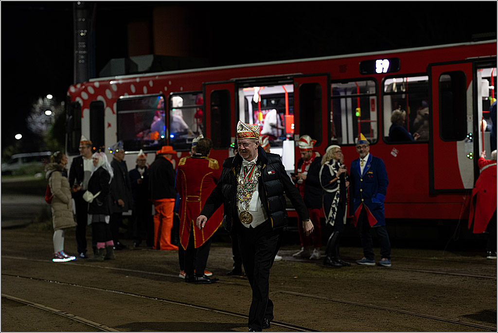KG 1. Straßenbahnsitzung e.V. - Bahnfahrt; Köln, 01.02.2025