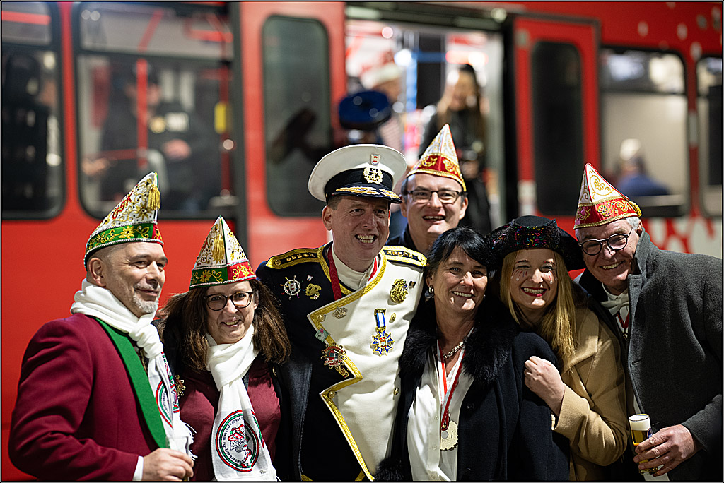KG 1. Straßenbahnsitzung e.V. - Bahnfahrt; Köln, 01.02.2025