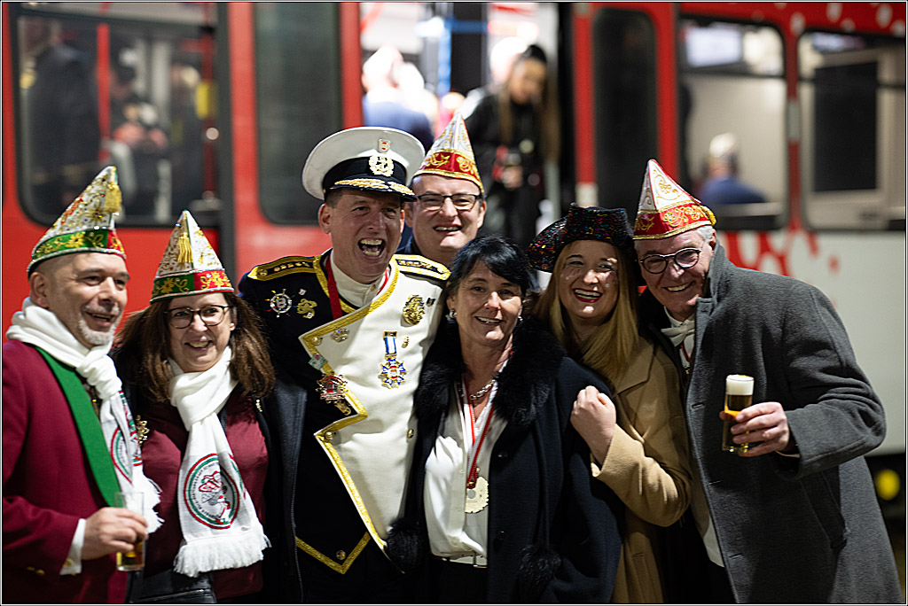KG 1. Straßenbahnsitzung e.V. - Bahnfahrt; Köln, 01.02.2025