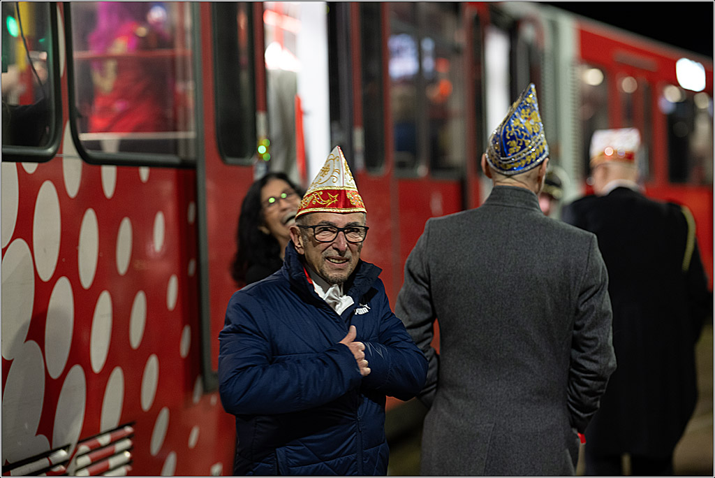KG 1. Straßenbahnsitzung e.V. - Bahnfahrt; Köln, 01.02.2025
