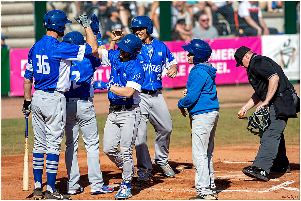 35. European-Championship-Baseball Israel vs. Spain; Bonn, 15.09.2019