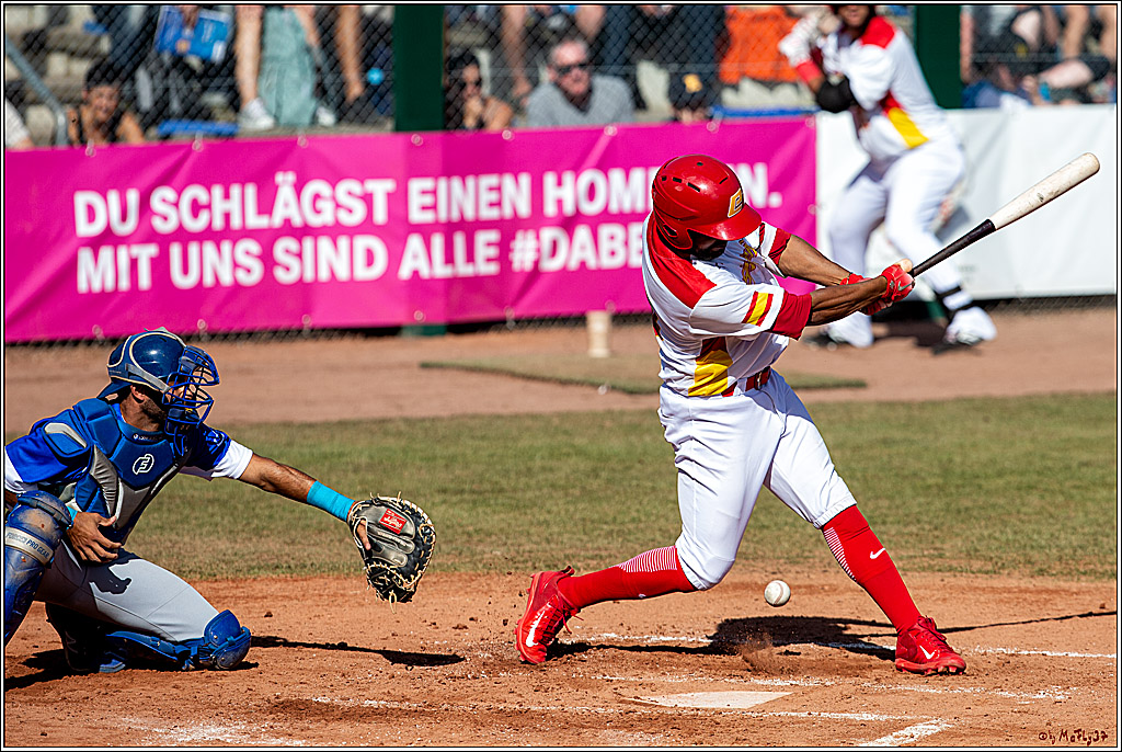 35. European-Championship-Baseball Israel vs. Spain; Bonn, 15.09.2019