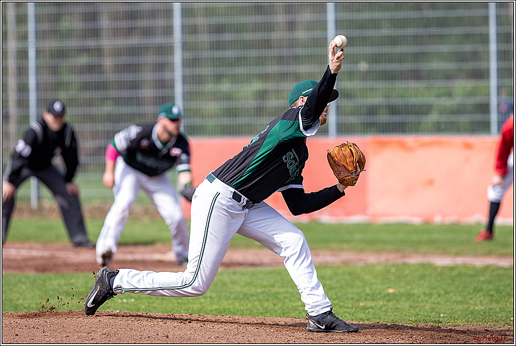 Bundesliga Baseball; Baseball - Cologne Cardinals - Solingen Alligators, 06.04.2019