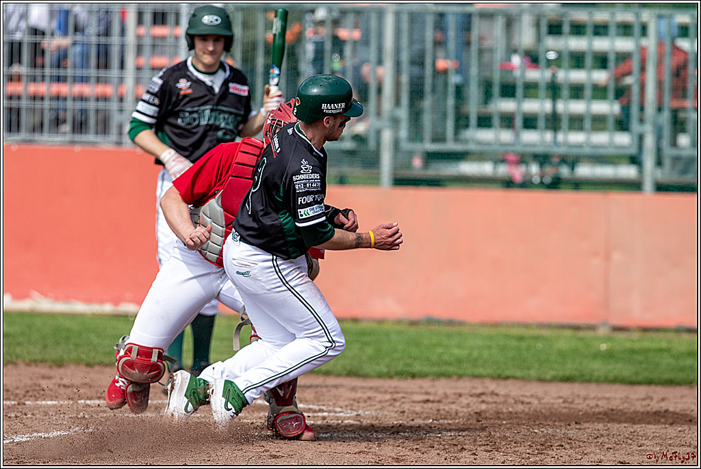 Bundesliga Baseball; Baseball - Cologne Cardinals - Solingen Alligators, 06.04.2019