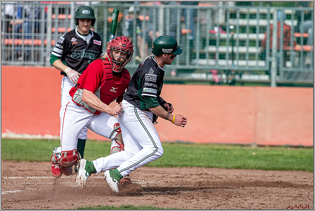 Bundesliga Baseball; Baseball - Cologne Cardinals - Solingen Alligators, 06.04.2019