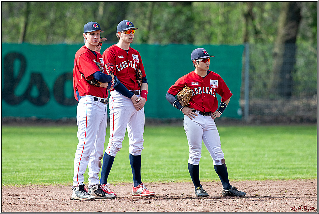 Bundesliga Baseball; Baseball - Cologne Cardinals - Solingen Alligators, 06.04.2019