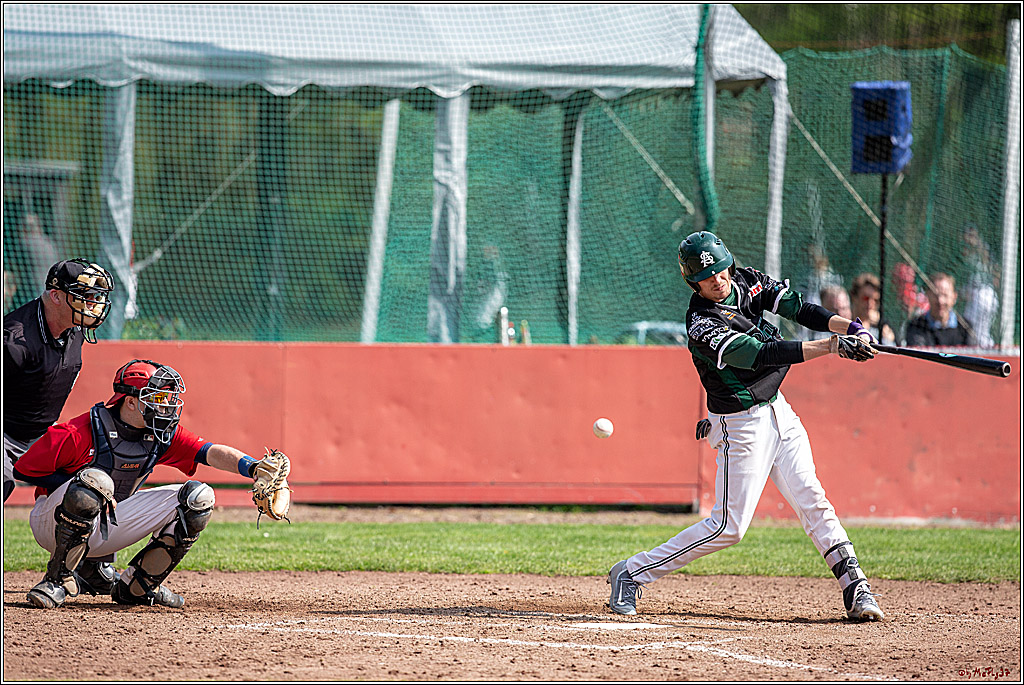 Bundesliga Baseball; Baseball - Cologne Cardinals - Solingen Alligators, 06.04.2019