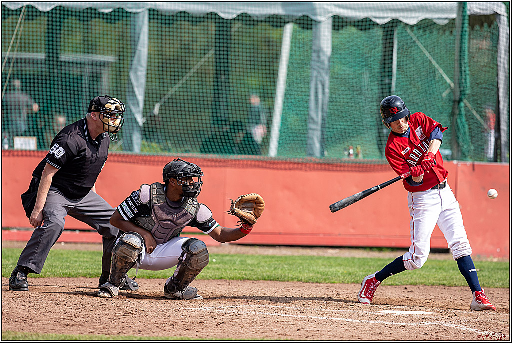 Bundesliga Baseball; Baseball - Cologne Cardinals - Solingen Alligators, 06.04.2019