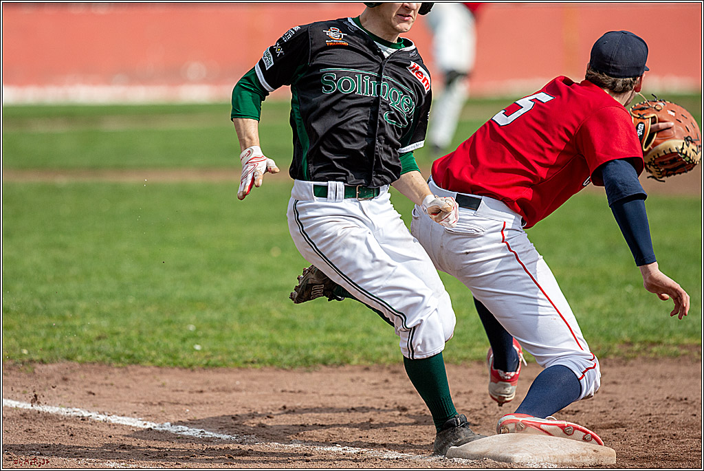 Bundesliga Baseball; Baseball - Cologne Cardinals - Solingen Alligators, 06.04.2019