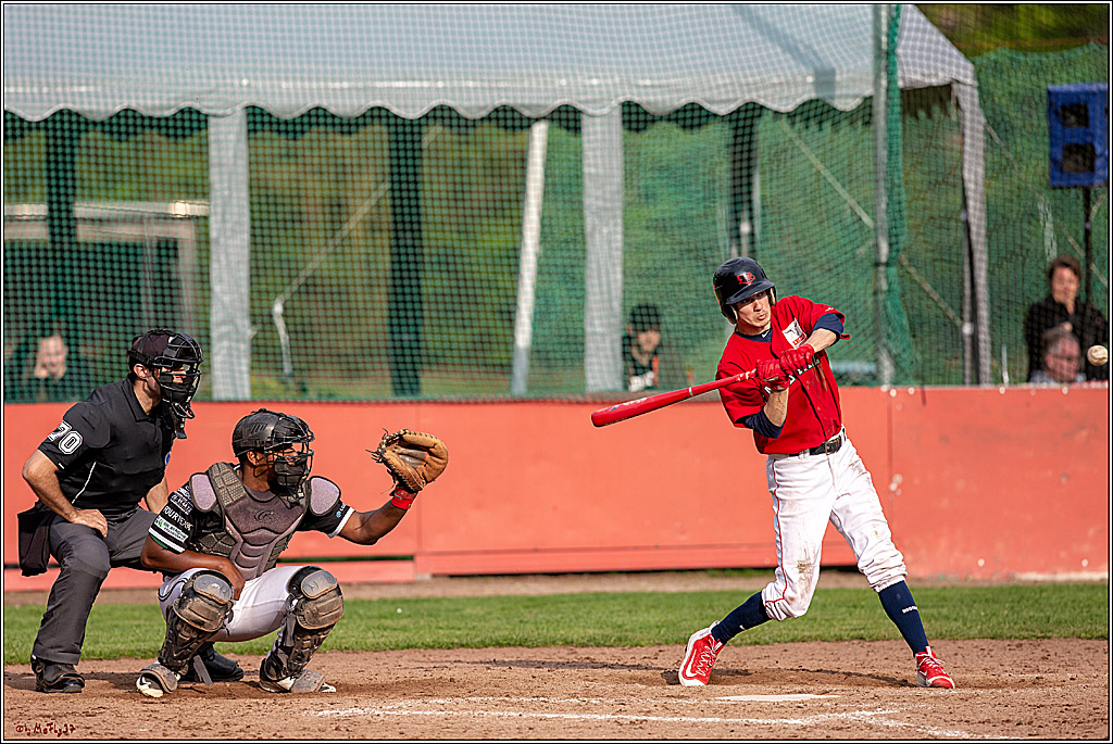 Bundesliga Baseball; Baseball - Cologne Cardinals - Solingen Alligators, 06.04.2019