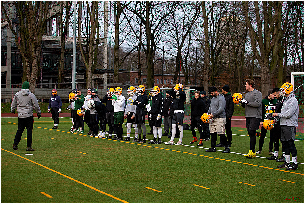 Trainingstag Cologne Crocodiles; Koeln, 08.01.2022