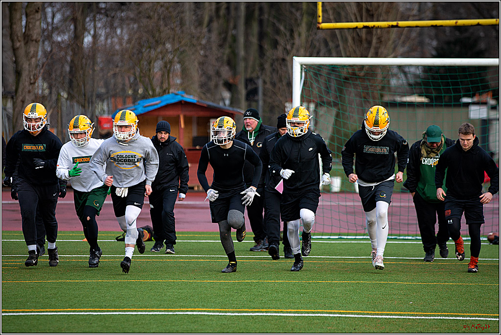Trainingstag Cologne Crocodiles; Koeln, 08.01.2022