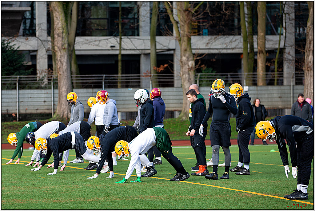 Trainingstag Cologne Crocodiles; Koeln, 08.01.2022