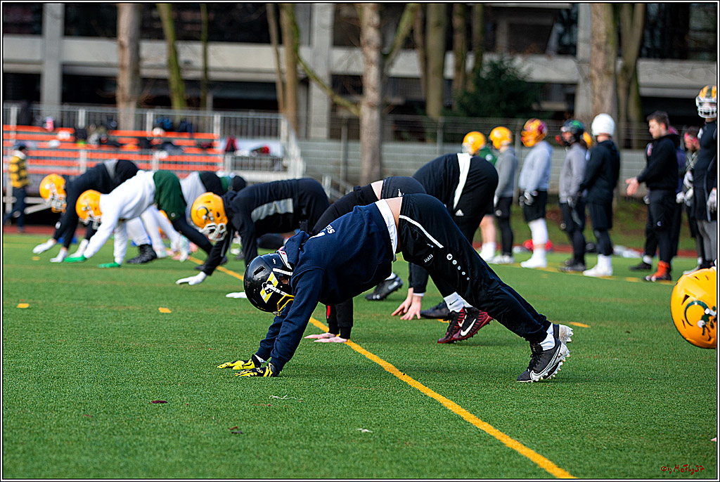Trainingstag Cologne Crocodiles; Koeln, 08.01.2022
