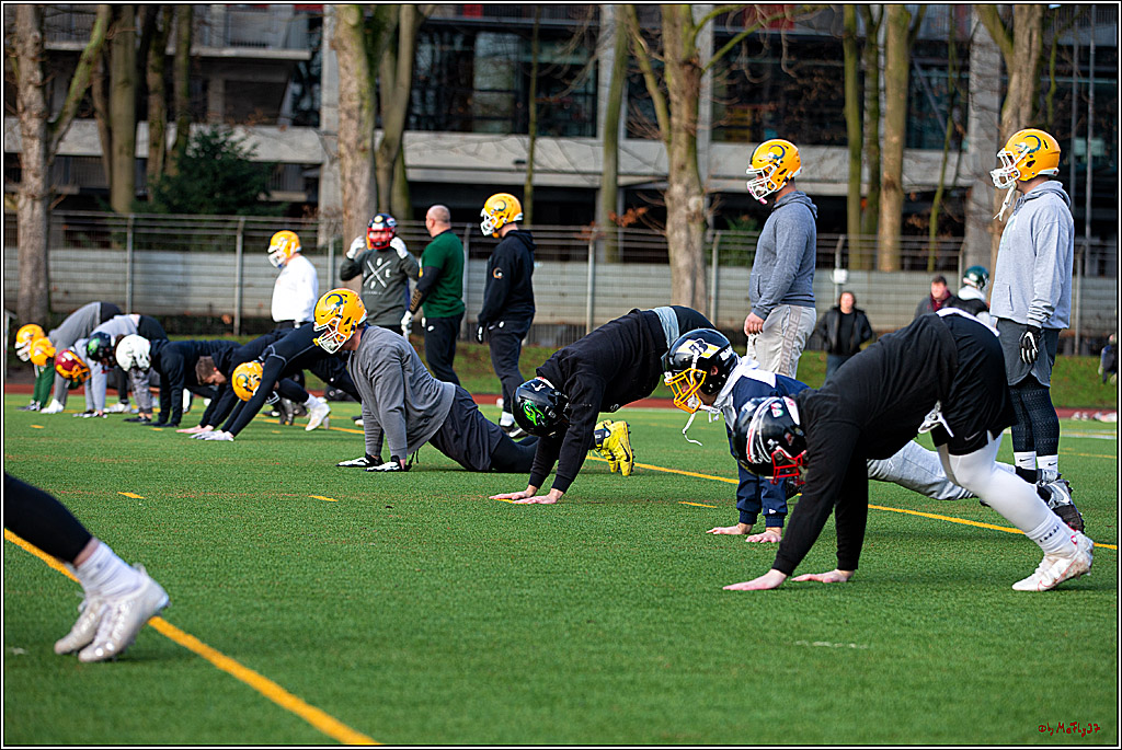 Trainingstag Cologne Crocodiles; Koeln, 08.01.2022