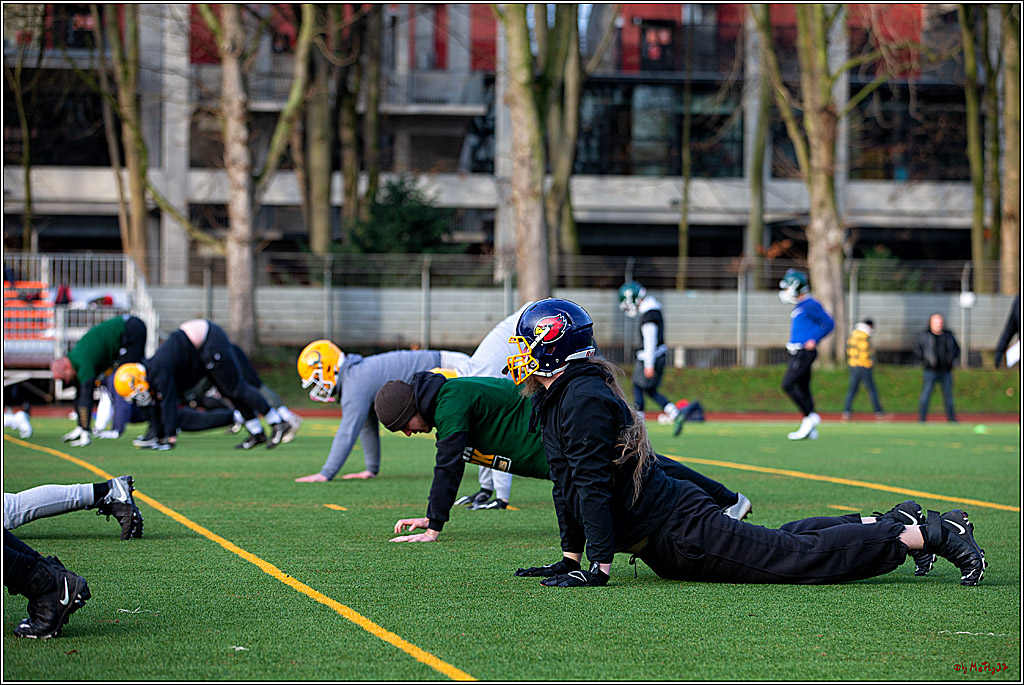 Trainingstag Cologne Crocodiles; Koeln, 08.01.2022