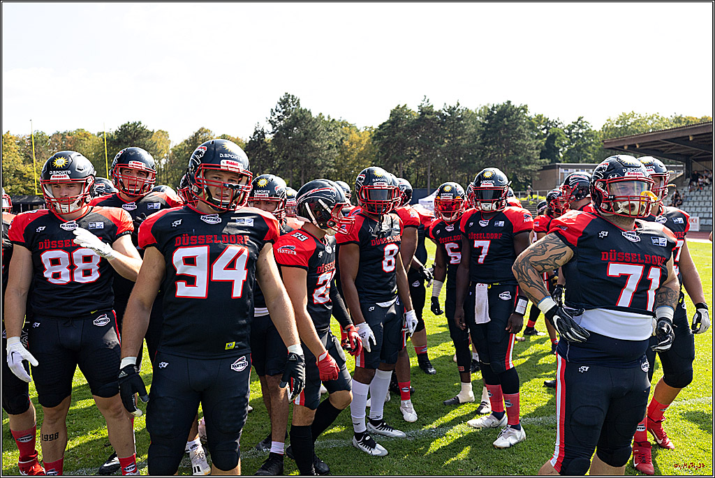 GFL, Düsseldorf Panther - Cologne Crocodiles; Düsseldorf, 20.08.2022