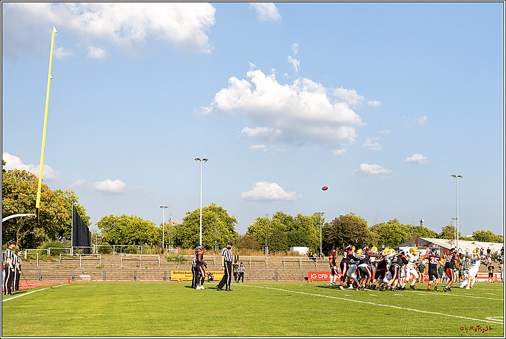 GFL, Düsseldorf Panther - Cologne Crocodiles; Düsseldorf, 20.08.2022