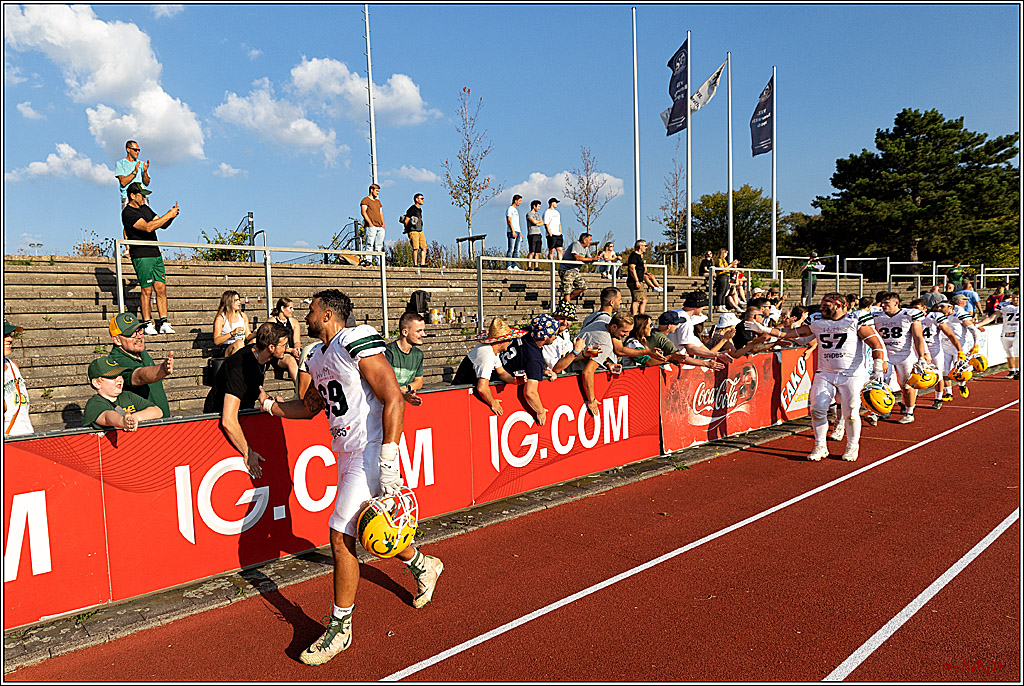 GFL, Düsseldorf Panther - Cologne Crocodiles; Düsseldorf, 20.08.2022