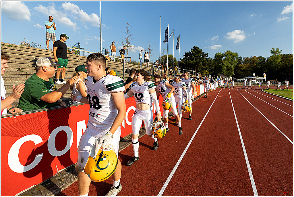 GFL, Düsseldorf Panther - Cologne Crocodiles; Düsseldorf, 20.08.2022
