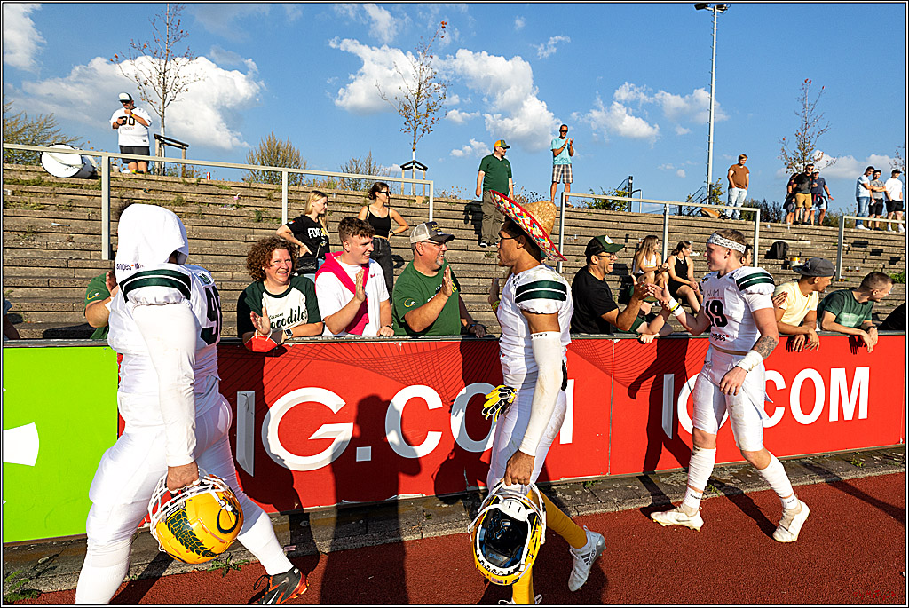 GFL, Düsseldorf Panther - Cologne Crocodiles; Düsseldorf, 20.08.2022