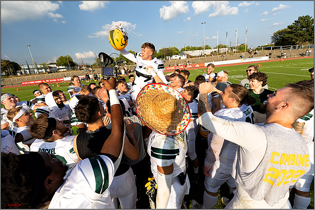 GFL, Düsseldorf Panther - Cologne Crocodiles; Düsseldorf, 20.08.2022