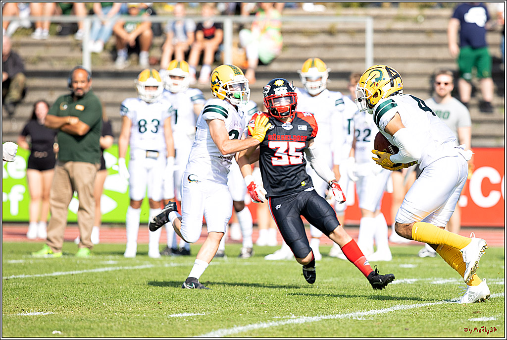 GFL, Düsseldorf Panther - Cologne Crocodiles; Düsseldorf, 20.08.2022