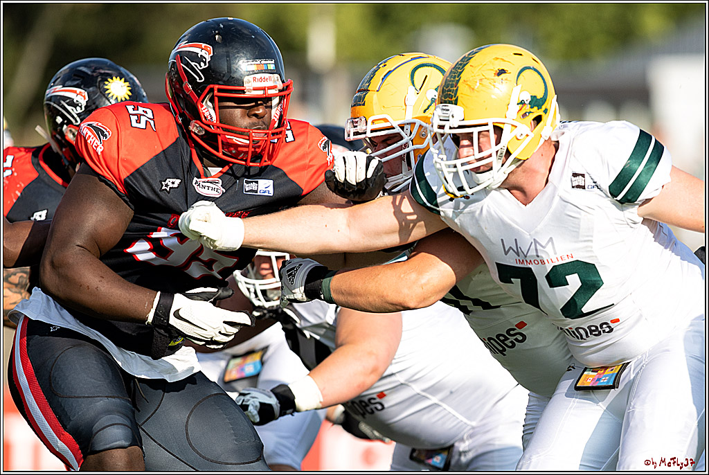 GFL, Düsseldorf Panther - Cologne Crocodiles; Düsseldorf, 20.08.2022