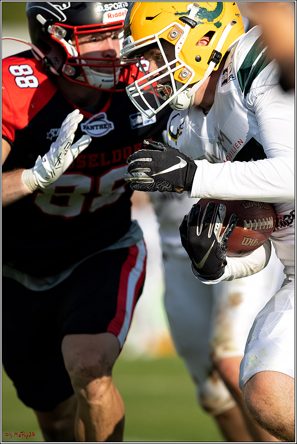 GFL, Düsseldorf Panther - Cologne Crocodiles; Düsseldorf, 20.08.2022