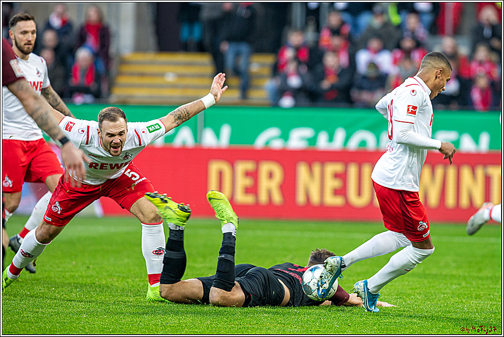 1. Fussball-Bundesliga; 1. FC Koeln - FC Augsburg,, 30.11.2019