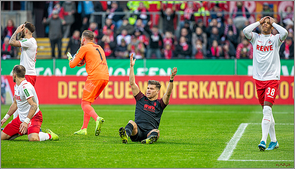 1. Fussball-Bundesliga; 1. FC Koeln - FC Augsburg,, 30.11.2019