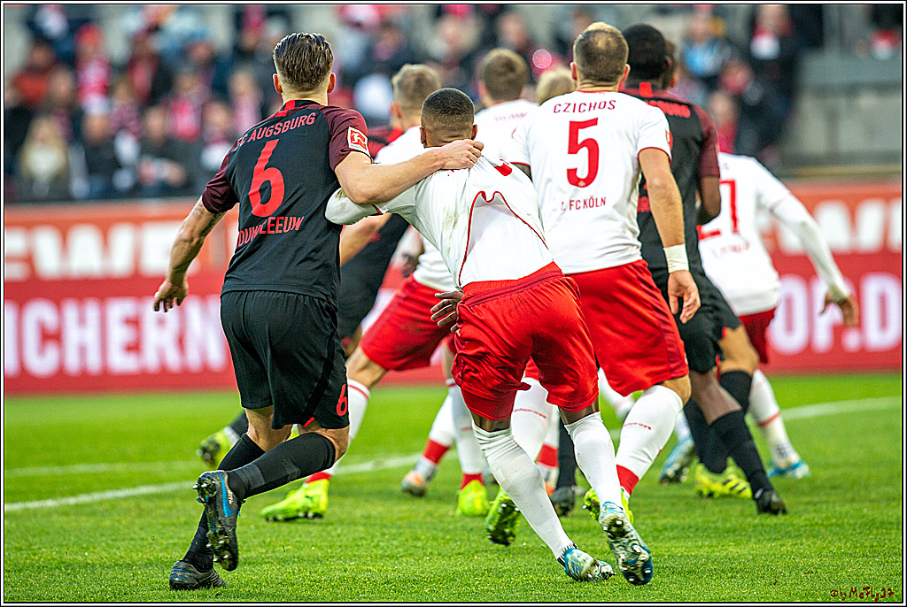 1. Fussball-Bundesliga; 1. FC Koeln - FC Augsburg,, 30.11.2019