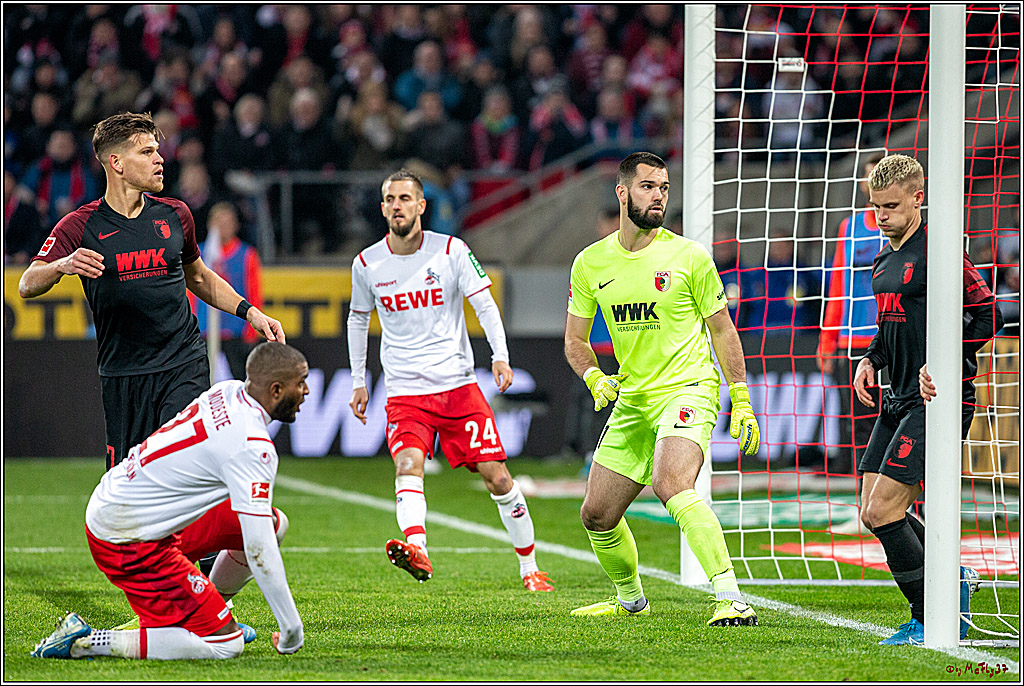 1. Fussball-Bundesliga; 1. FC Koeln - FC Augsburg,, 30.11.2019