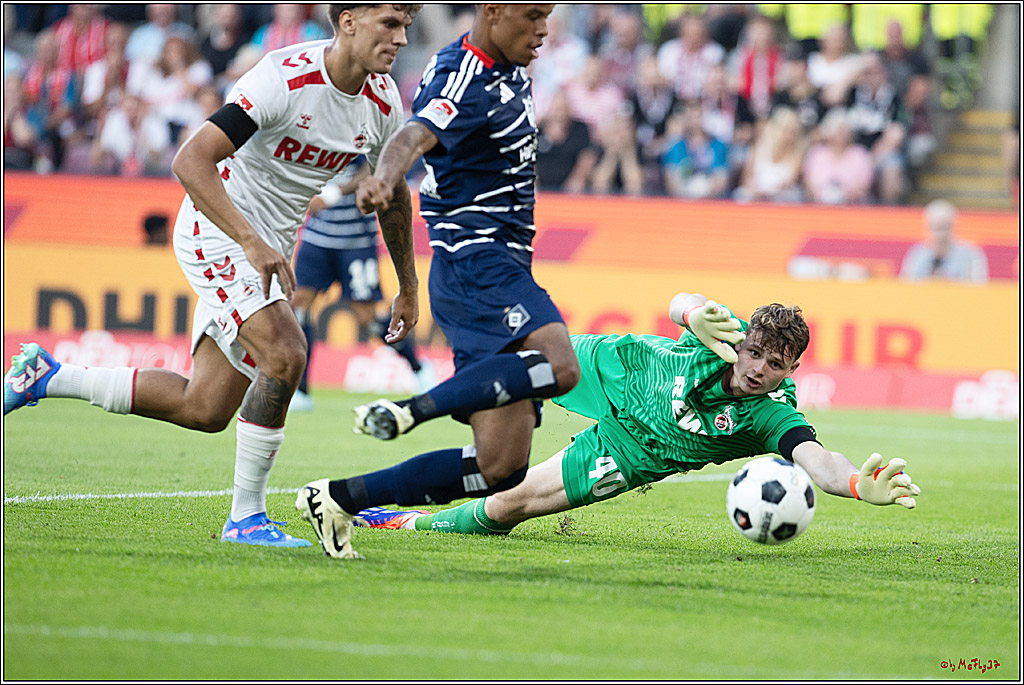 2. Fussball Bundesliga, 1. FC Köln - Hamburger SV  - , 02.08.2024