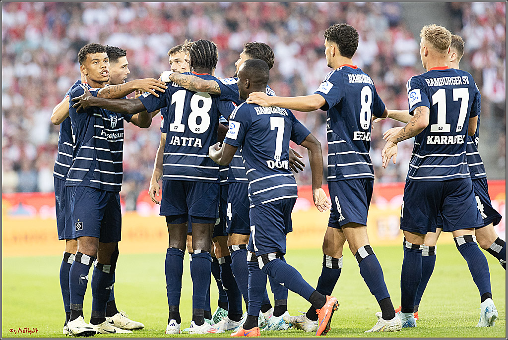 2. Fussball Bundesliga, 1. FC Köln - Hamburger SV  - , 02.08.2024