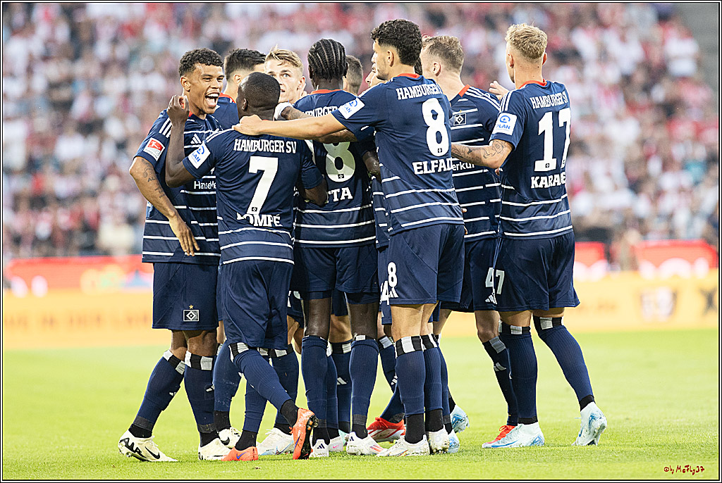 2. Fussball Bundesliga, 1. FC Köln - Hamburger SV  - , 02.08.2024