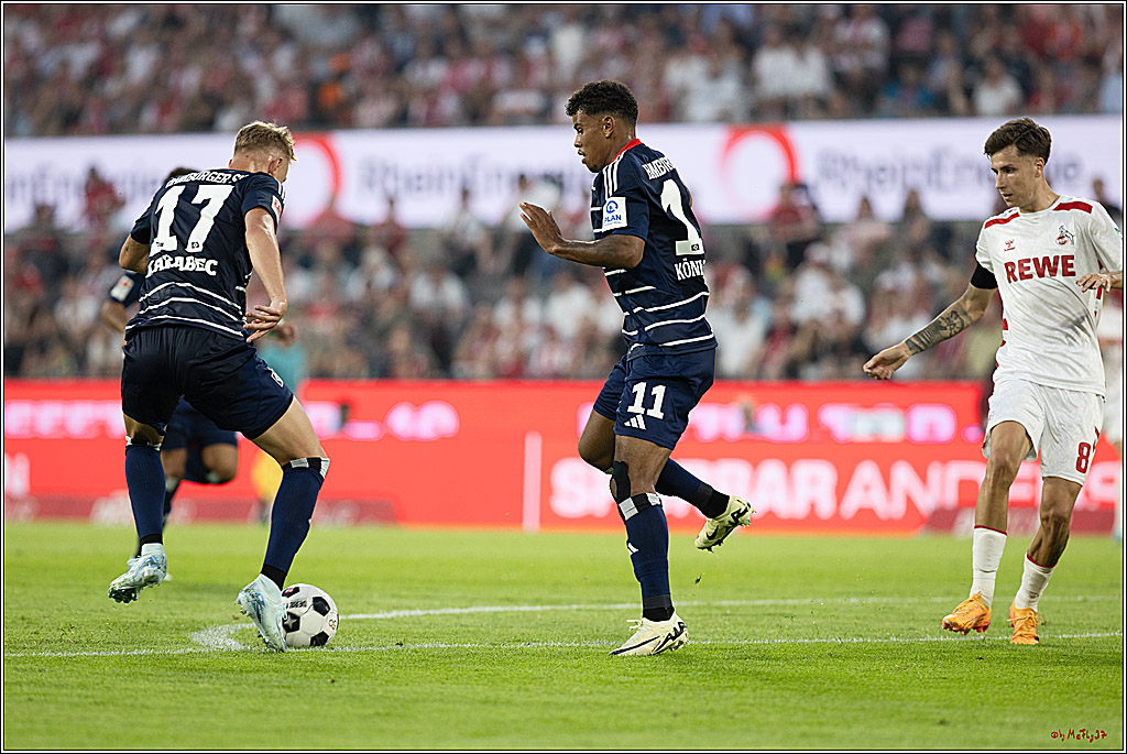 2. Fussball Bundesliga, 1. FC Köln - Hamburger SV  - , 02.08.2024